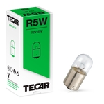 TECAR 12V R5W, lampe sphérique, BA15s, paquet à 10 pièces