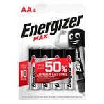Energizer MAX Powerseal LR03 / AAA / AM4 / E92 1,5 V, Alkalin-Mangan (Blister-4)