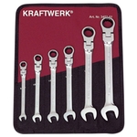 KRAFTWERK Jeu de 6 clés à cliquet articulées CK 3403-51