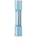 Capocorda termorestringente innesto cilindrico, blu, 100 pz.