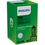 PHILIPS Autolampe H4 12 V 60/55W LongLife ECOVISION