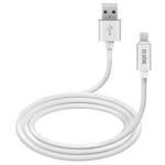 SBS Câble,USB-A à Micro-USB, 1 m, blanc