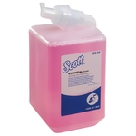 KIMBERLY-CLARK Scott Essential sapone in schiuma rosa 6340, 1 litro