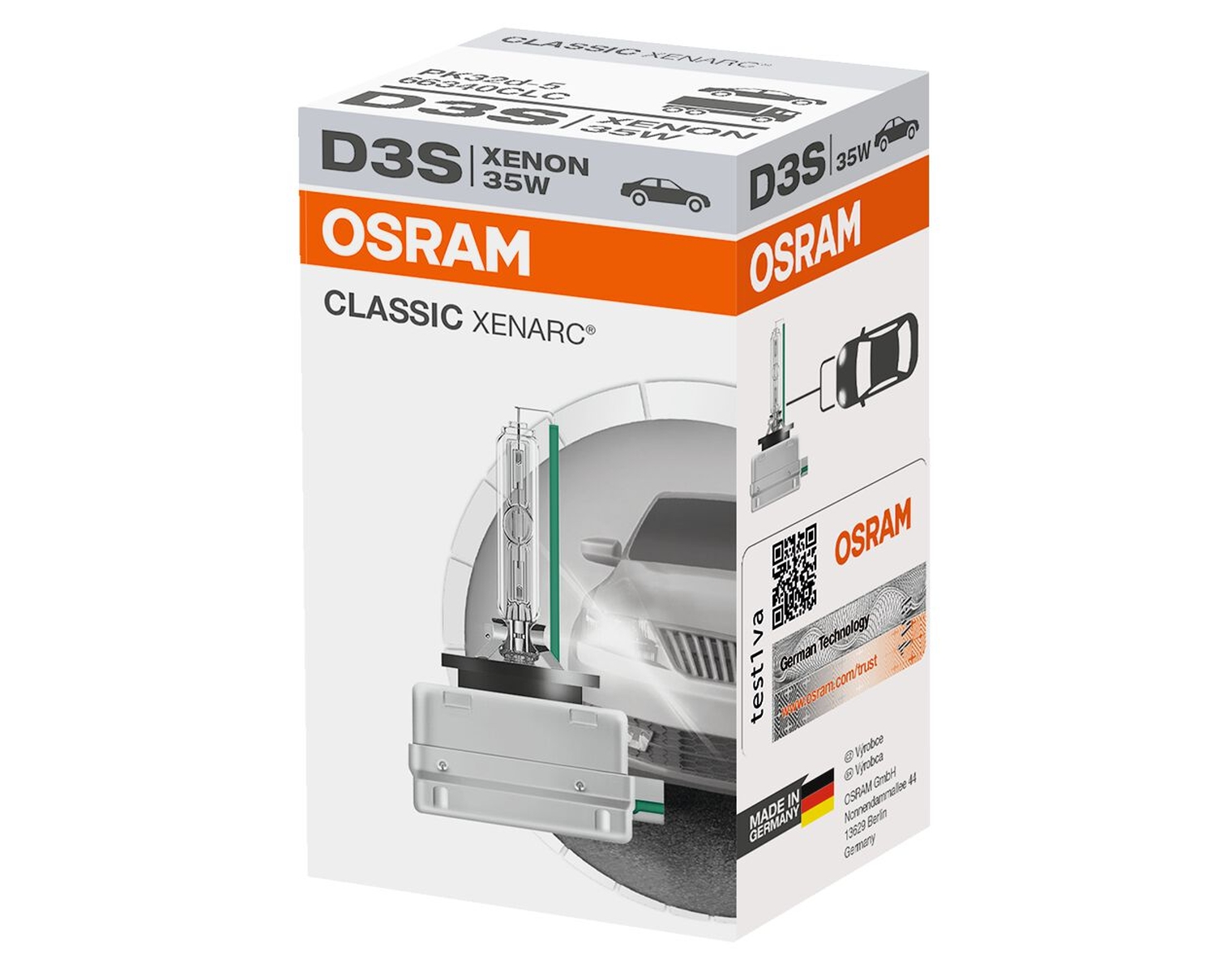 OSRAM ampoule auto D3S Xenarc Classic