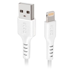 SBS Câble,USB-A à Lightning, 2 m, blanc