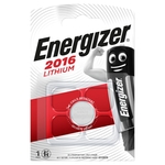 Energizer Pile bouton CR2016 lithium, 1 sous film blister