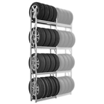 SPEZIAL Reifen-Einfachregal A30, Grundfeld, Traversenbreite 1000 mm