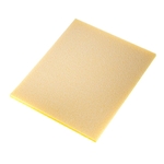 SIA 7979 siasponge flat, Schaumstoff-Pad Fine, gelb, 115 × 140 mm, Korn 240-320, Pack à 20 Stück