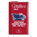 MILLERS OILS Vintage Green Gear Oil 140 GL1, 1 l