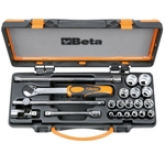 BETA Serie chiavi a bussola colorate 3/8", 16 pezzi, 910a/c16