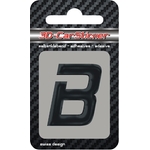 3D-Letters Sticker B noir