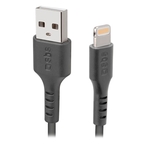 SBS Kabel, USB-A auf Lightning, 1 m, schwarz