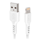 SBS Câble, USB-A à Lightning, 3 m, blanc