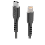 SBS Kabel, Lightning auf USB-Typ C, 1 m, schwarz