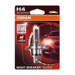 OSRAM lampadina auto H4 Night Breaker Silver, 64193NBS-01B