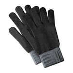 SBS Gants d'hiver touch, one size, noirs