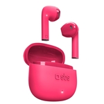 SBS Wireless Kopfhörer mit Ladestation, rosa