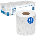 Scott CONTROL papier de toilette 8519, 2 couches, blanc, 64 rouleaux
