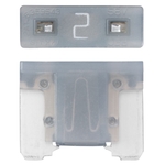 Fusible à fiche plate Mini-OTO low profile, gris 2 A, paquet de 50 pièces