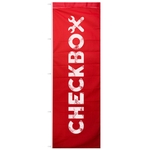 CHECKBOX Fahne Hochformat, 100 × 300 cm