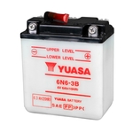 Yuasa Motorrad-Batterie 6V DIN 00611 (Batterie, kein Säurepack)