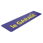 Plaque laser "le GARAGE", 50 × 11 cm
