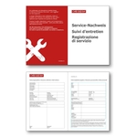 Service-Nachweis-Heft, CHECKBOX, deutsch, französisch, italienisch