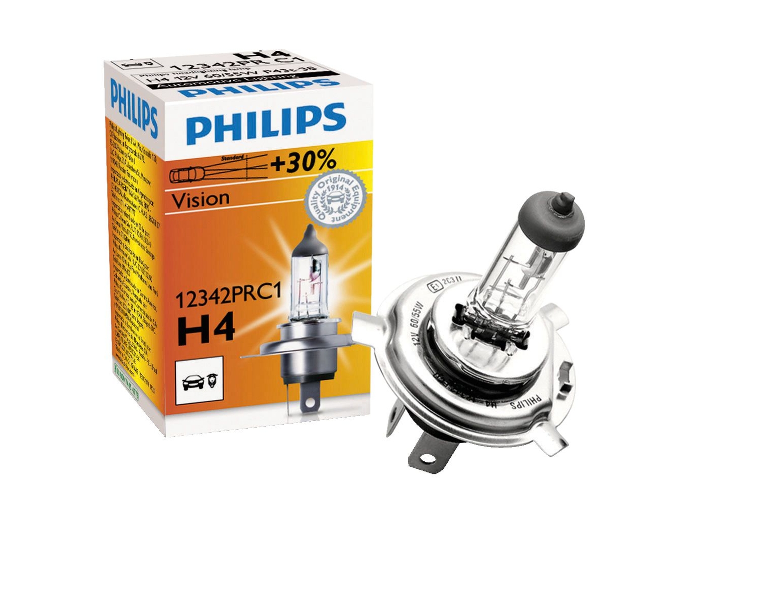 PHILIPS ampoule H4 12 V 60/55 W VISION