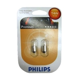 PHILIPS Autolampe 12929 B2, T4W, 12 V, 4 W, BA9S, Blister