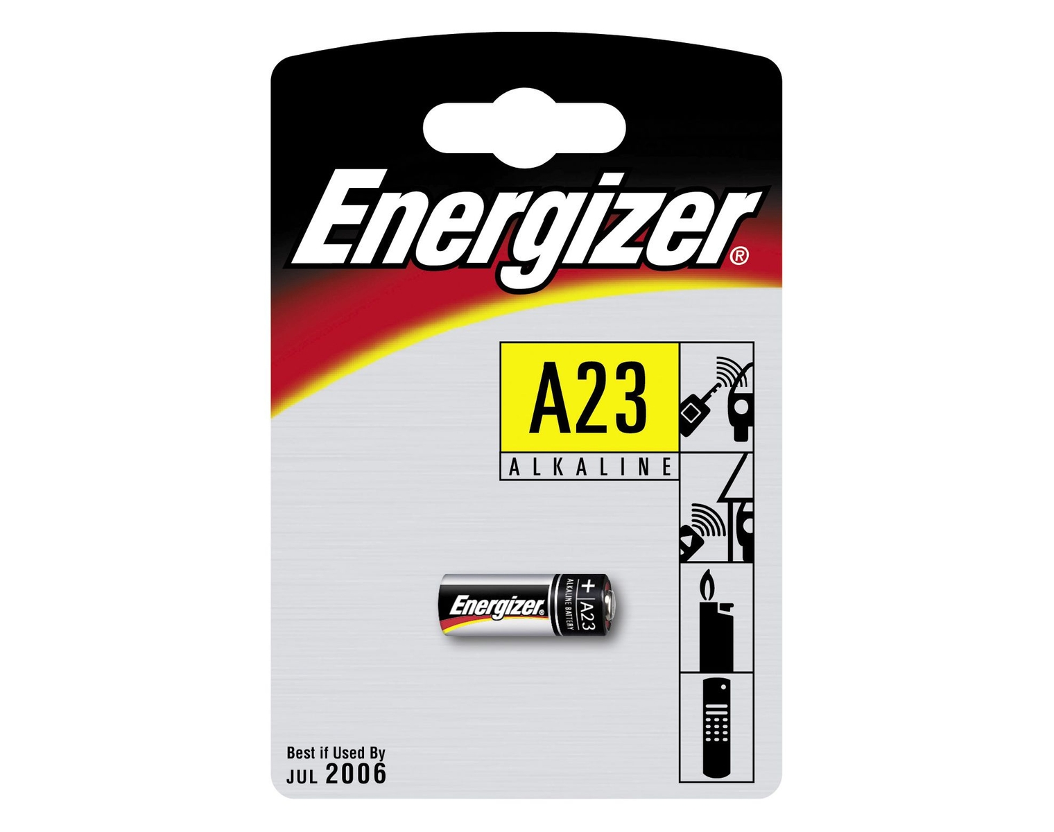 Energizer Pile ronde A23 (E23A, LRV08) 12 V, 28,5x10,3 mm 1 pièce en blister