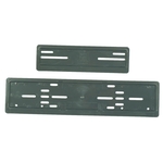 TopLine Set de cadres pour plaques d'immatriculation en plastique, 30 × 8 cm/50 × 11 cm