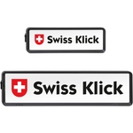 SwissKlick Nummernrahmen-Set schwarz, 30 × 8 cm/50 × 11 cm