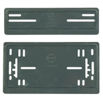 TopLine Set de cadres pour plaques d'immatriculation en plastique, 30 × 8 cm/30 × 16 cm