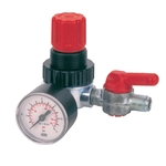 GARTEC Regolatore di pressione 1/4" per pompa pneumatica AV9001