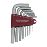 KRAFTWERK 9pz- Serie chiavi maschio esagonali 1.5-10 mm 3601