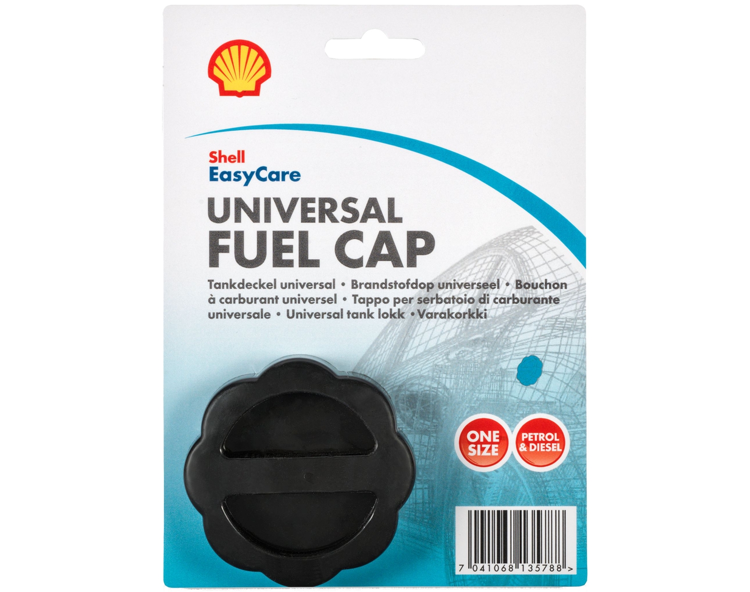 SHELL Tappo per serbatoio di carburante, universale