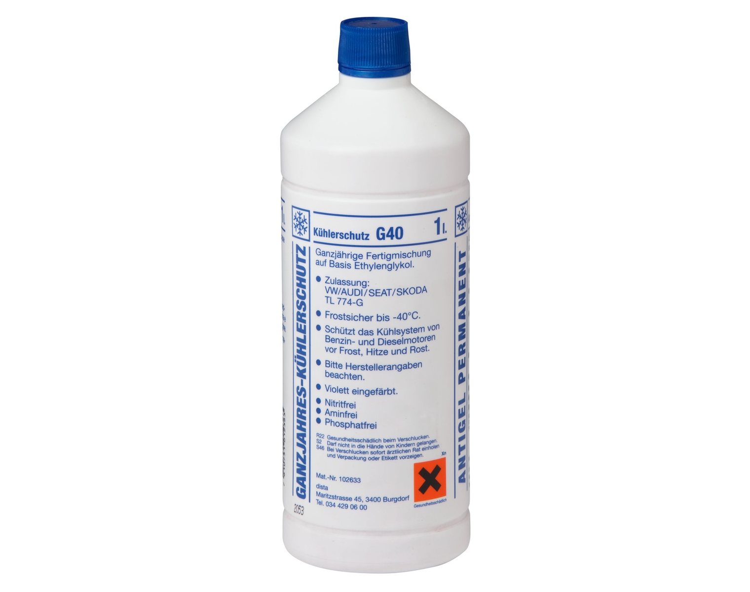 Skoda 000096320JG Kühlflüssigkeit G12evo Kühlmittel Fertigmischung 1L  Flasche : : Auto & Motorrad