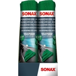 SONAX Panno in microfibra PLUS per interni e parabrezza, 40 × 40 cm, 2 pezzi
