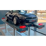 AUTOPSTENHOJ Fahrbahnlastaufnahme Sharklift 4.65 F 550, Kolbenabstand 1550/3000 mm – RAL 7016