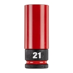 MILWAUKEE Douille choc SHOCKWAVE 1/2", 21 mm