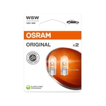 OSRAM Lampadina targa 12 V 5 W, W5W, 2825-2BL, blister