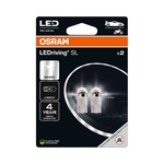 OSRAM Ampoule auto LEDriving SL, W5W White 6000K 12 V, Blister-2