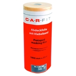 C.A.R.FIT Film de masquage avec ruban adhésif, 1.8 × 33 m