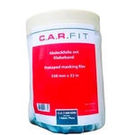 C.A.R.FIT Pellicola di mascheratura con nastro adesivo, 0.55 m x 33 m