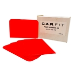 C.A.R.FIT Spatola in plastica, rossa, 120 mm, 50 pezzi