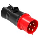 Bury Powerflash Adapter CEE16A 3 Phasen. Ladungen mit 16 Ampère an allen