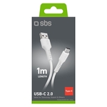 SBS Câble de charge USB-C, 1 m, blanc