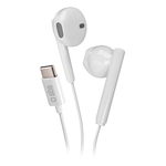 SBS Cuffie semi-in-ear, USB-C, bianco