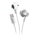 SBS Semi-in-Ear-Kopfhörer, USB-C, weiss