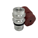 ELKE Adattatore per attacco rapido HP (134a) M12 × 1.25, Ford, GM, Chrysler